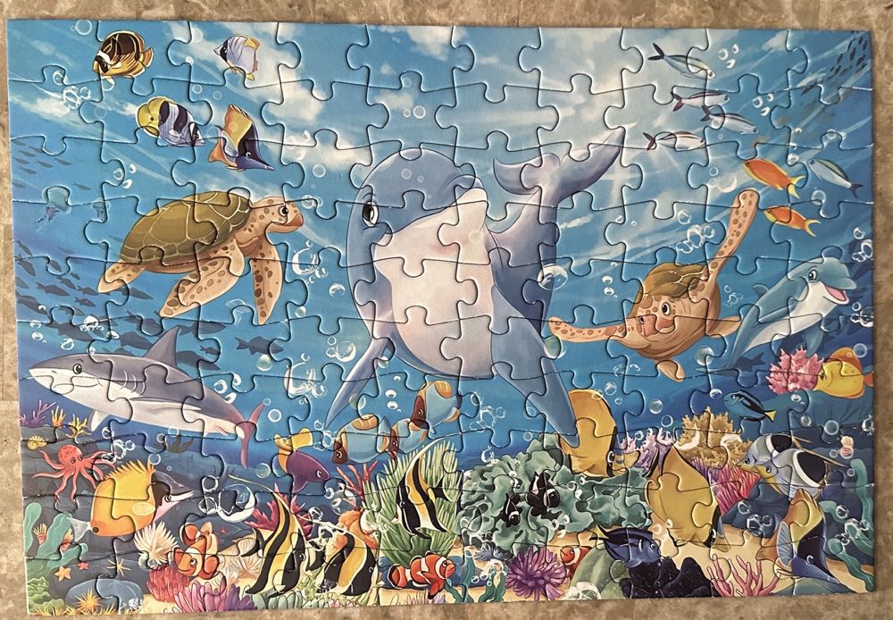 Ocean Jigsaw - Hua Dada puzzle collectible [Barcode 6901213983251] - Main Image 3