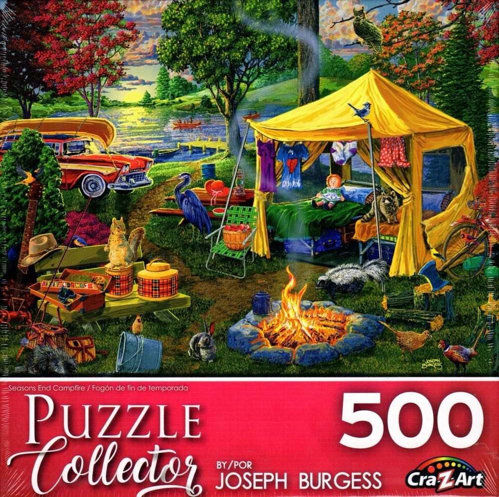 Seasons End Campfire - Cra-Z-Art puzzle collectible [Barcode 4895145418393] - Main Image 2