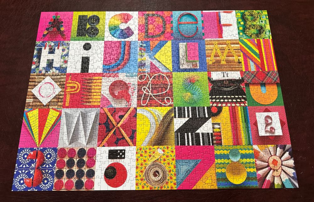 Found Alphabet -SWAPPER - Cobble Hill puzzle collectible [Barcode 625012402651] - Main Image 2