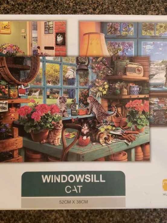 Windowsill Cat - Jigsaw Puzzler  puzzle collectible - Main Image 2