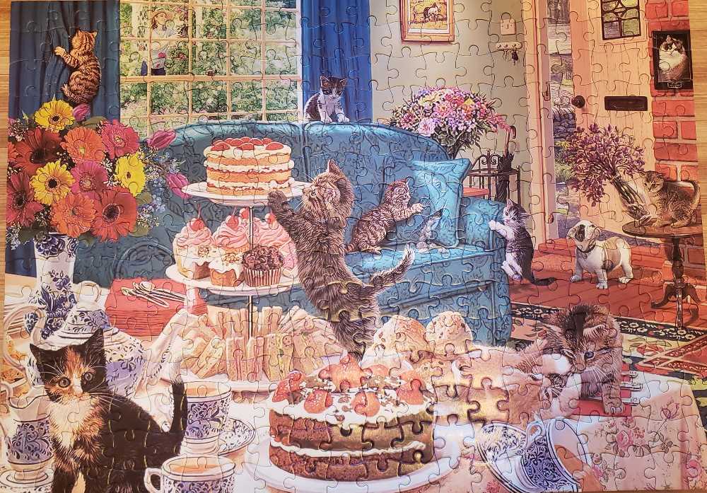 Windowsill Cat - Jigsaw Puzzler  puzzle collectible - Main Image 3