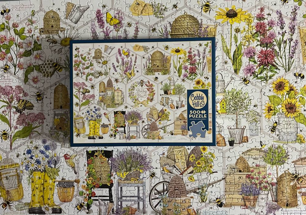 Busy As A Bee - Cobble Hill puzzle collectible [Barcode 625012450065] - Main Image 3