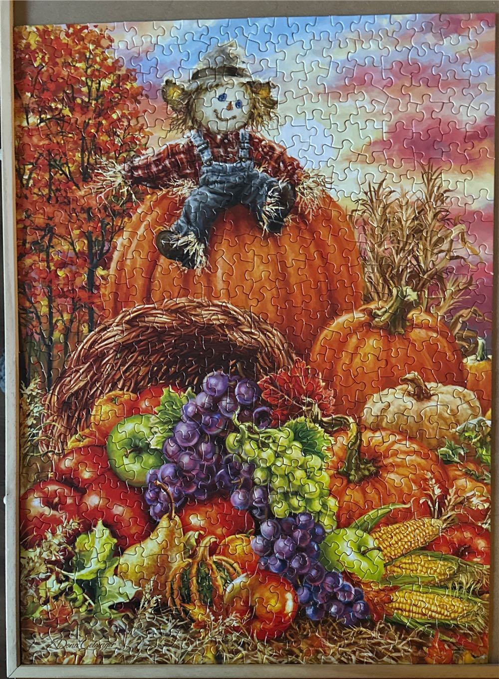 Harvest Cornucopia ✅ - Springbok puzzle collectible [Barcode 091683016631] - Main Image 2