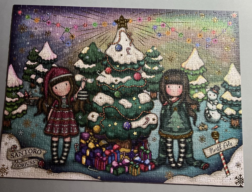 Santoro Gorjuss - Merry And Bright - Santoro puzzle collectible [Barcode 5018997643372] - Main Image 3