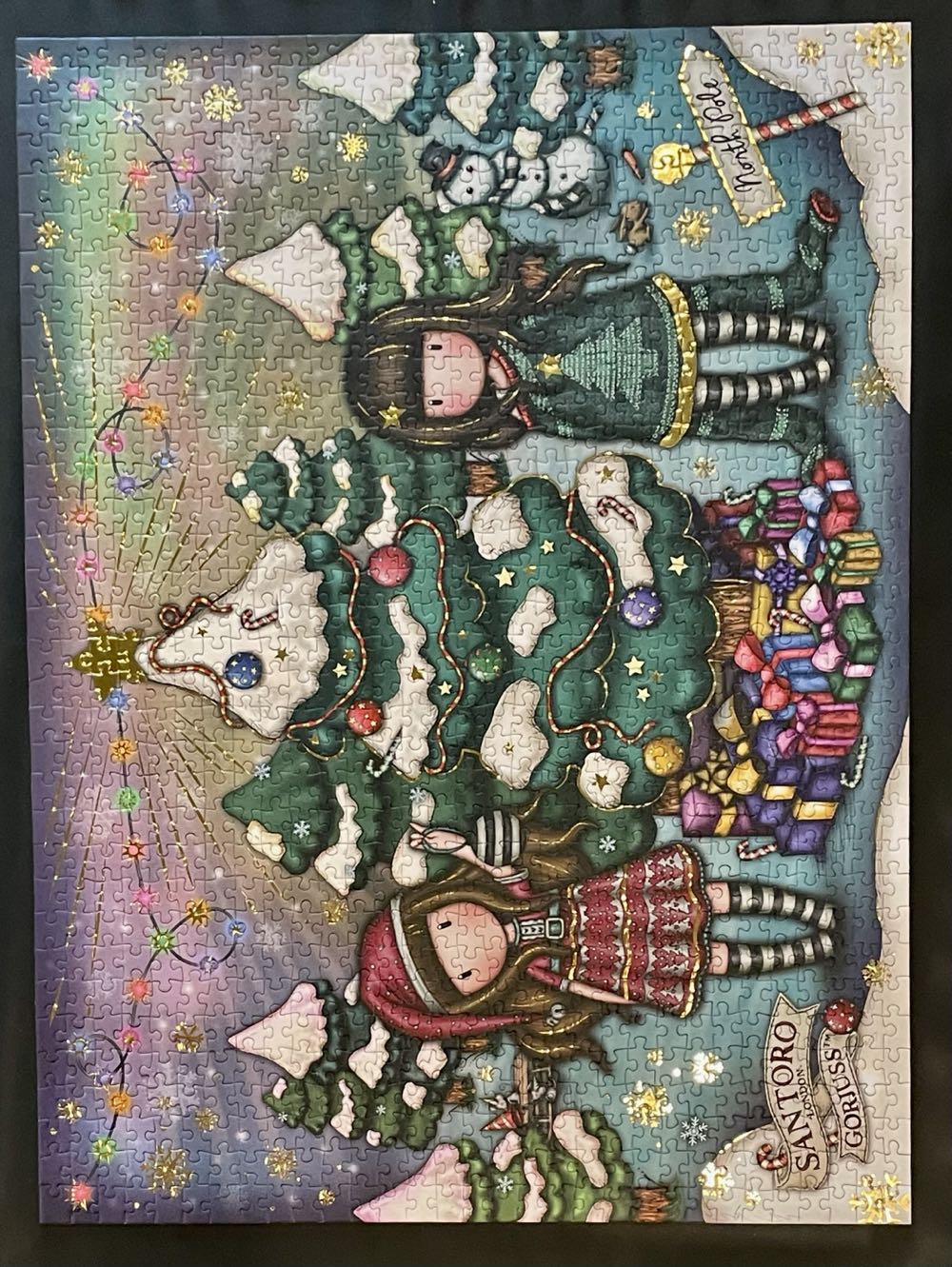 Santoro Gorjuss - Merry And Bright - Santoro puzzle collectible [Barcode 5018997643372] - Main Image 4