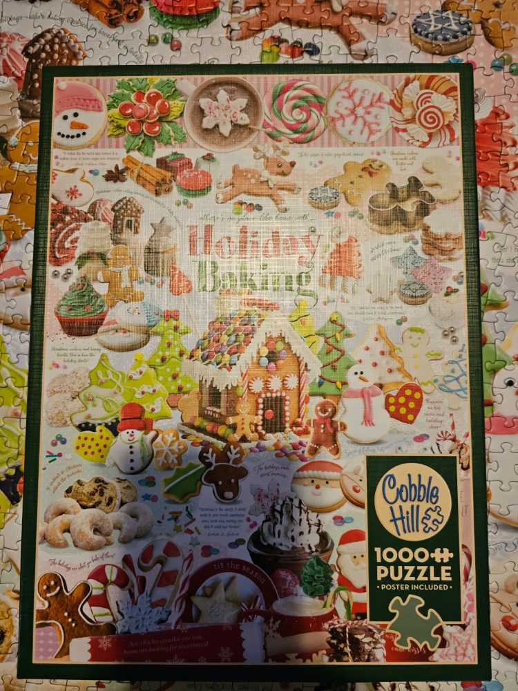 Holiday Baking - Cobble Hill puzzle collectible [Barcode 625012400190] - Main Image 2
