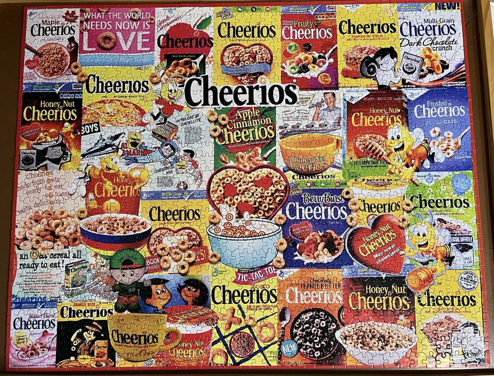 ZZ - Cheerios (SOLD) - White Mountain Puzzles puzzle collectible [Barcode 724819267200] - Main Image 2