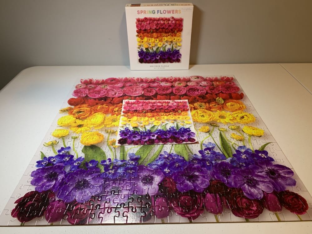 Spring Flowers - Galison puzzle collectible [Barcode 9780735369382] - Main Image 2