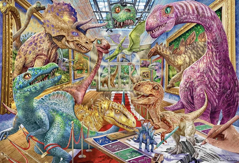 Museum Mayhem -NIB - Ceaco puzzle collectible [Barcode 021081350808] - Main Image 2