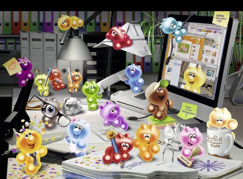 Gelini - Office Night - Ravensburger puzzle collectible - Main Image 2