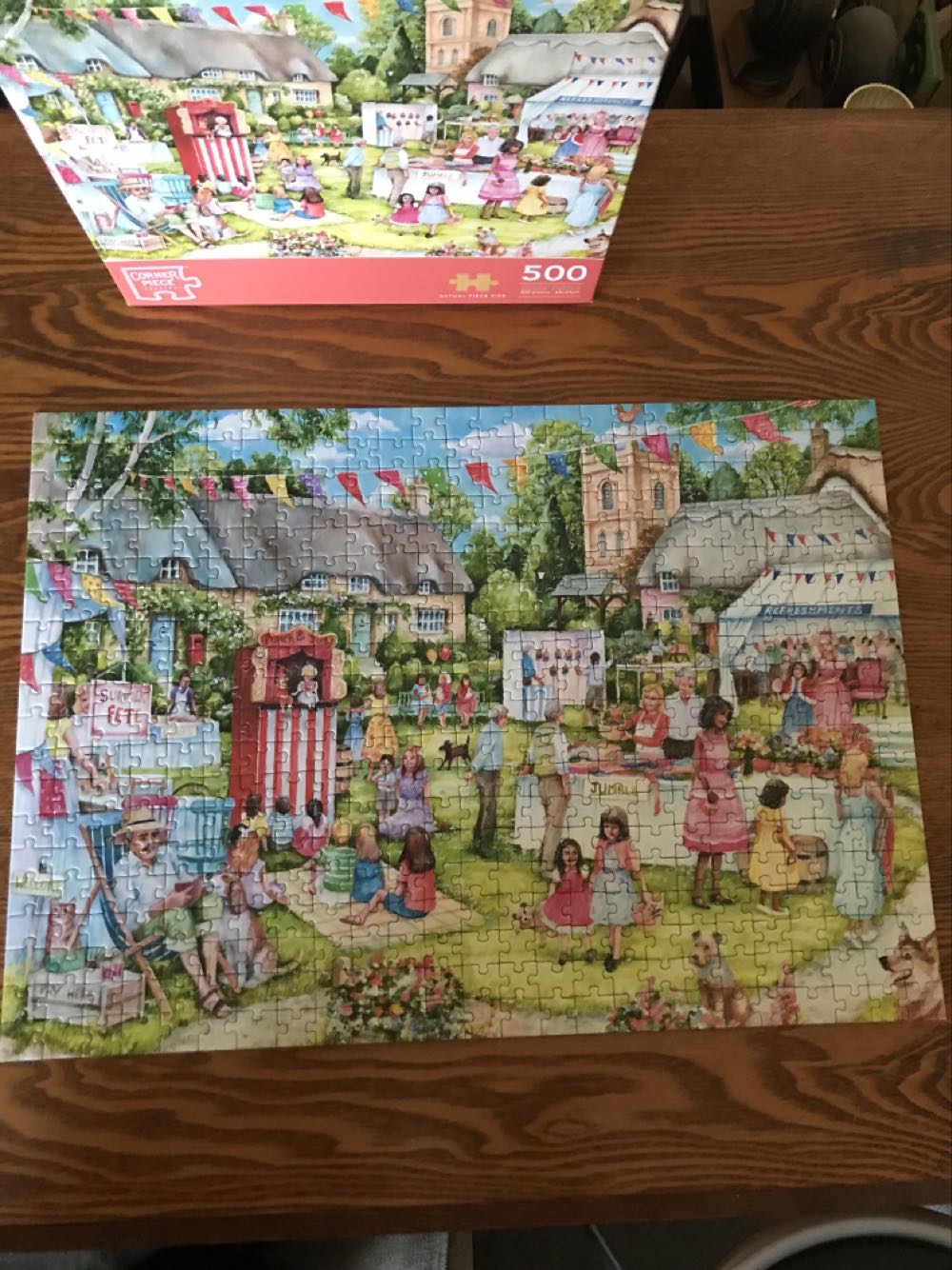 Summer Fete - Corner Piece puzzle collectible [Barcode 5052089311565] - Main Image 2