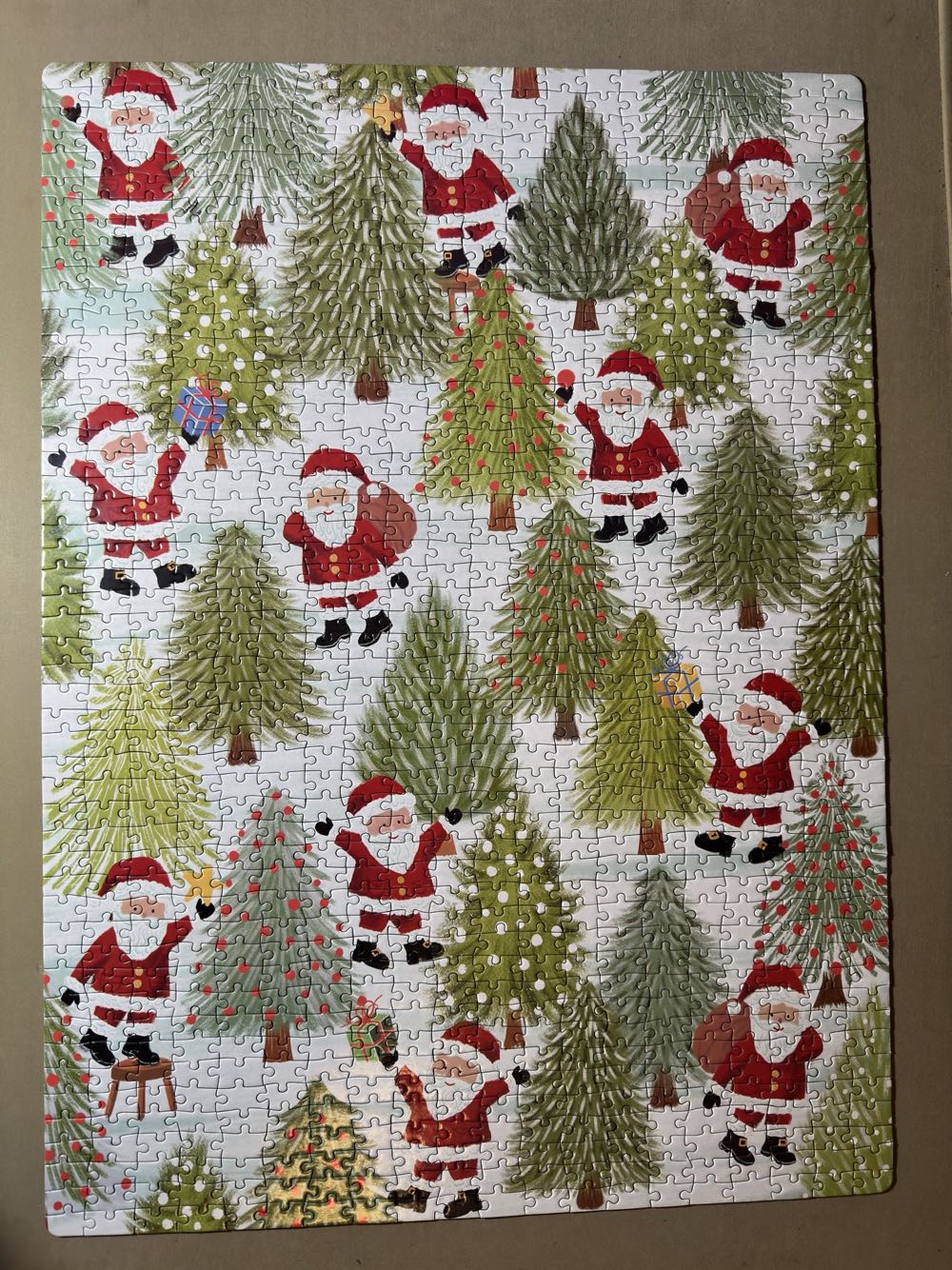 Santas Tree Farm  puzzle collectible - Main Image 2