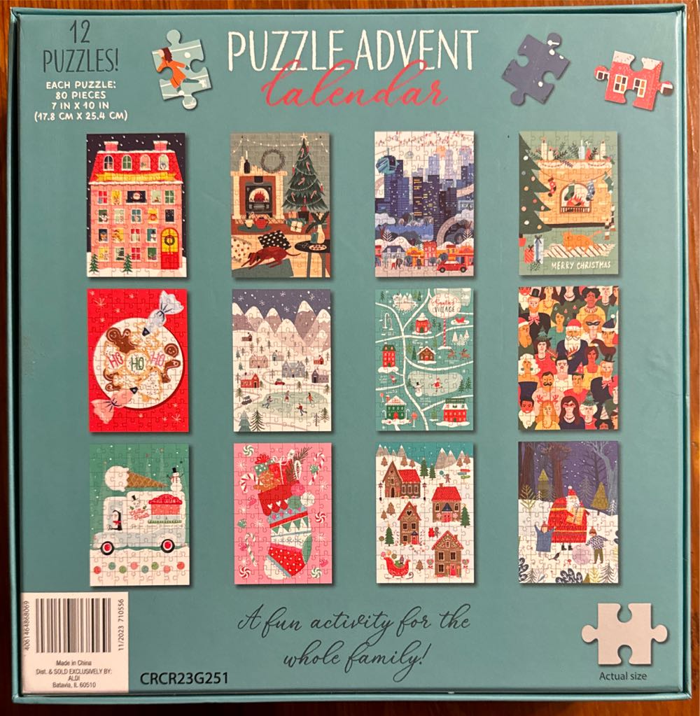 Puzzle Advent Calendar - Aldi puzzle collectible [Barcode 4061464868069] - Main Image 2