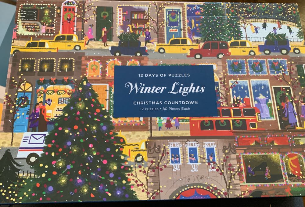 Winter Lights 🔵 - Galison puzzle collectible [Barcode 9780735378780] - Main Image 2