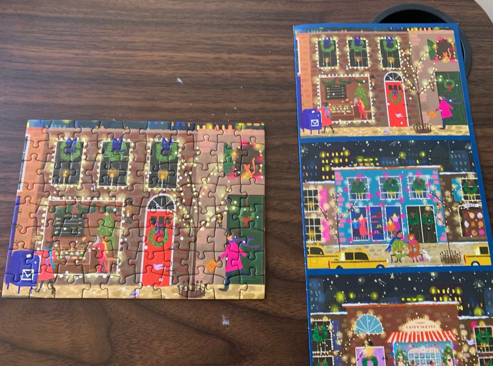 Winter Lights 🔵 - Galison puzzle collectible [Barcode 9780735378780] - Main Image 3