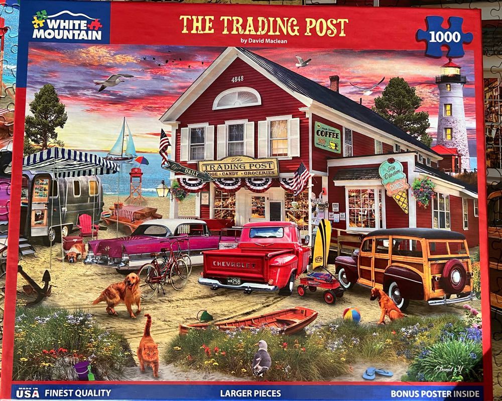 The Trading Post - NEW - White Mountain puzzle collectible [Barcode 724819267286] - Main Image 3