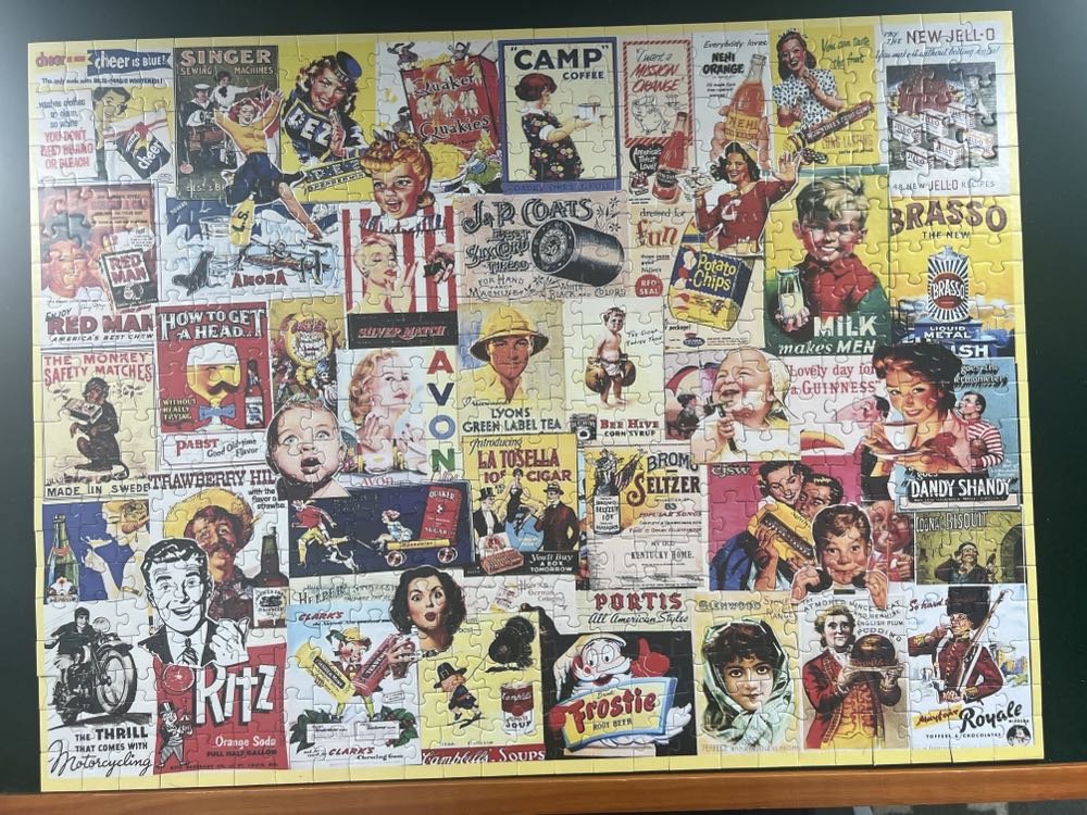 Vintage Ads - White Mountain puzzle collectible [Barcode 724819266562] - Main Image 2