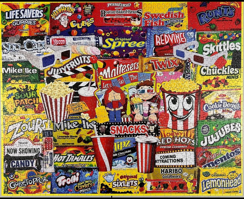 Movie Snacks - White Mountain puzzle collectible [Barcode 724819267309] - Main Image 2