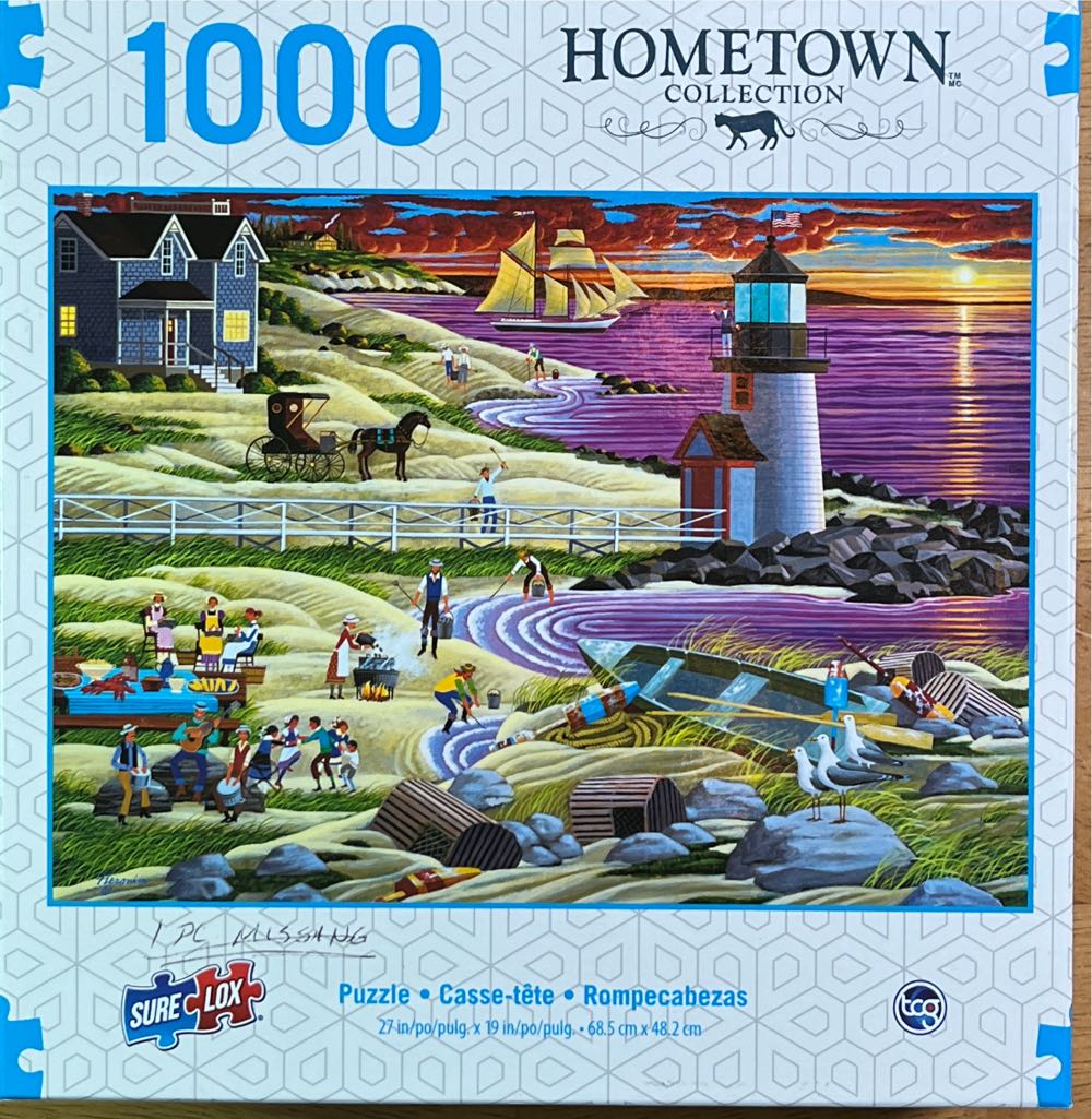 New England Clam Bake - Sure Lox puzzle collectible [Barcode 686141026767] - Main Image 2