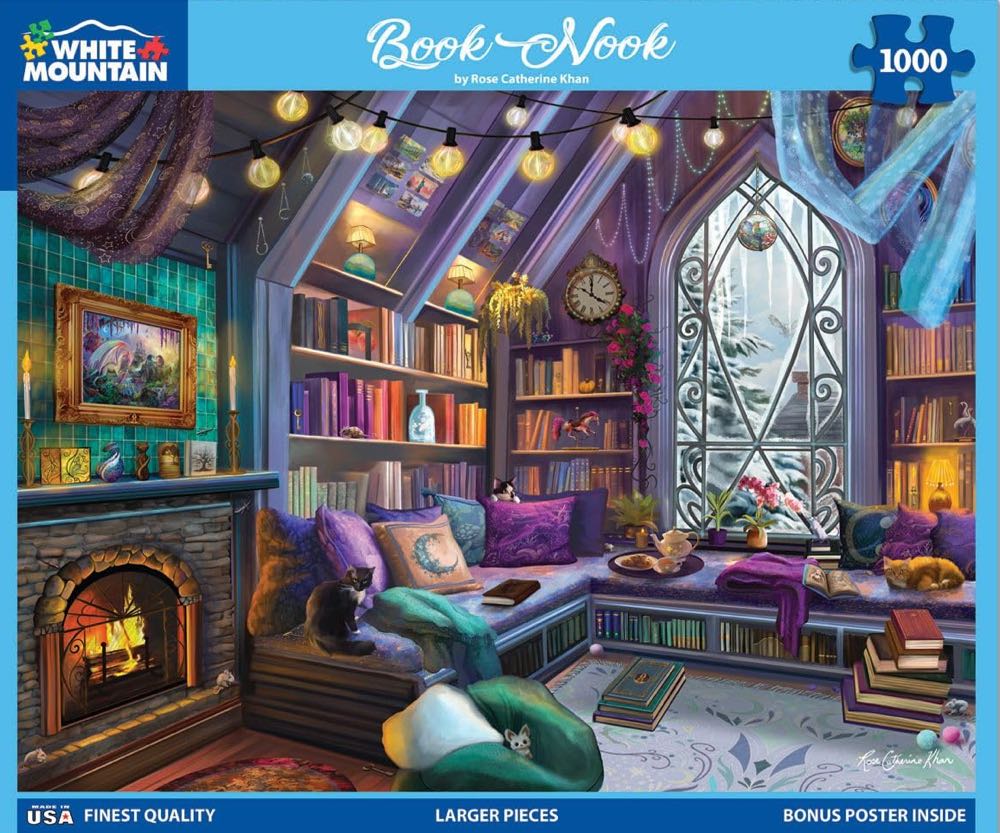 Book Nook 💎 - White Mountain puzzle collectible - Main Image 2