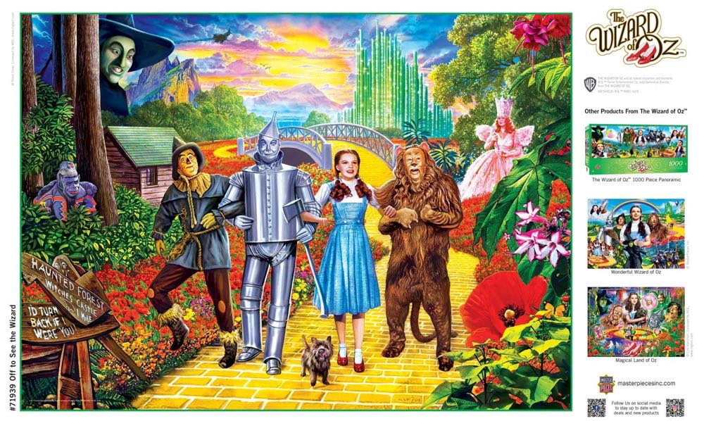 Off To See The Wizard Of Oz - MasterPieces puzzle collectible [Barcode 705988603785] - Main Image 2