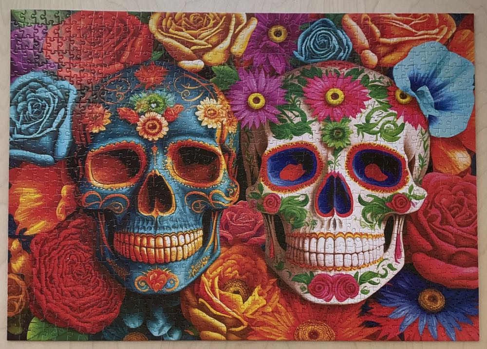 Flowers Skull - Huadada puzzle collectible - Main Image 2