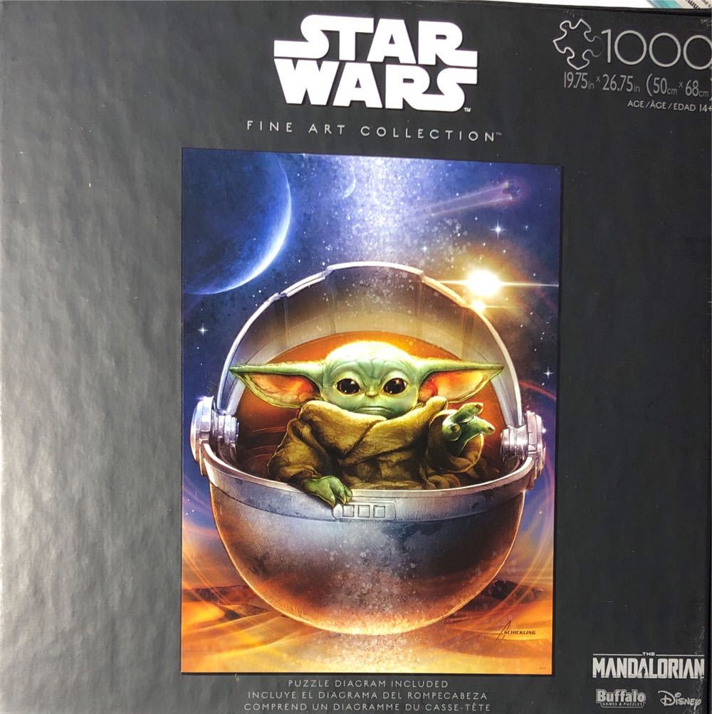 Buffalo Games Star Wars: Galactic Child Jigsaw Puzzle - Buffalo 🇺🇸 puzzle collectible [Barcode 079346125623] - Main Image 2