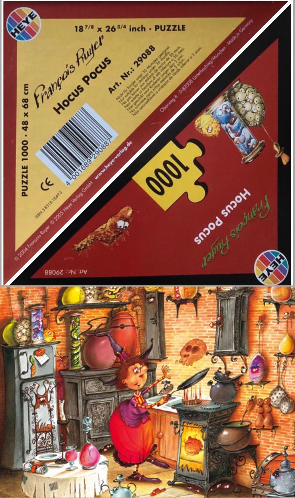 Hocus Pocus - Heye Puzzle puzzle collectible [Barcode 4001689290887] - Main Image 2