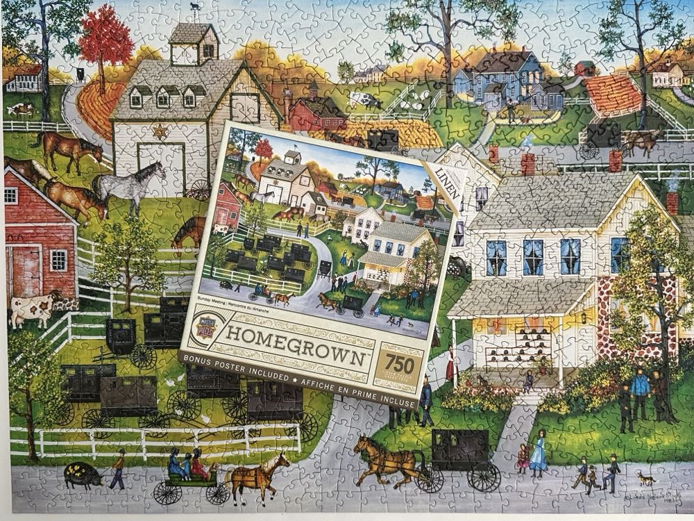 Sunday Meeting  - MasterPieces puzzle collectible [Barcode 705988617416] - Main Image 2