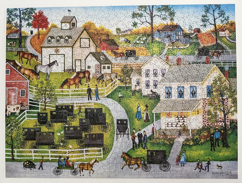 Sunday Meeting  - MasterPieces puzzle collectible [Barcode 705988617416] - Main Image 4