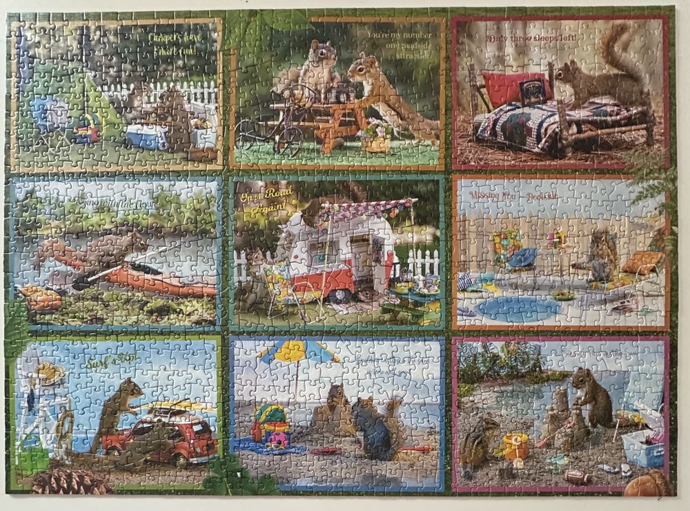 Cobble Hill Squirrels On Vacation - Cobble Hill puzzle collectible [Barcode 625012402569] - Main Image 3