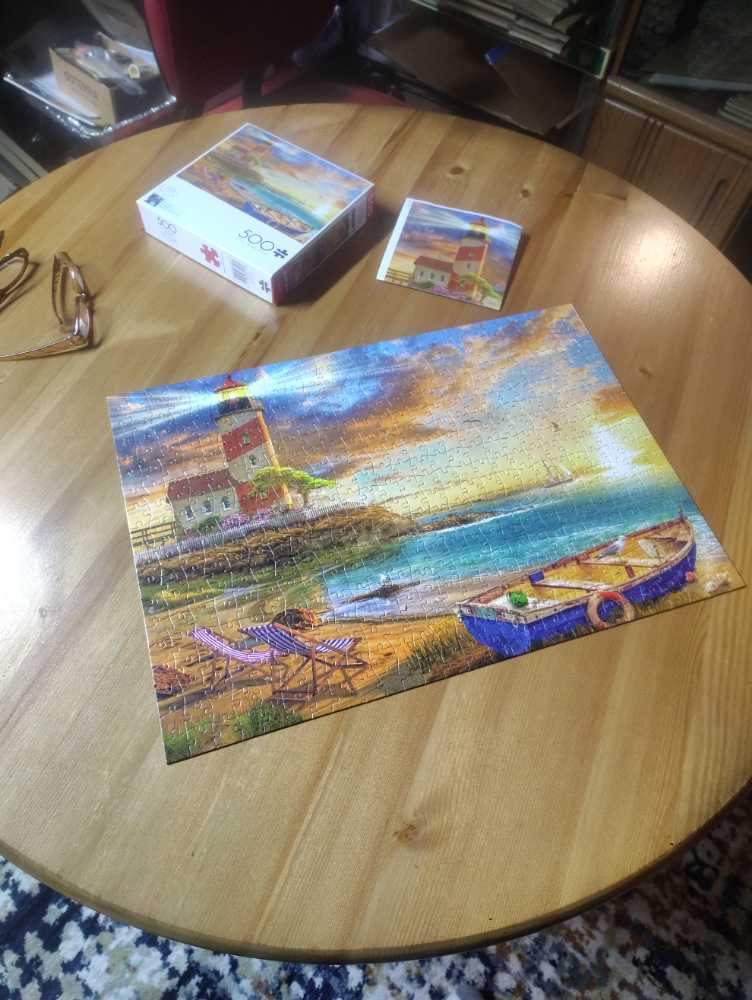 Lars Stewart - Serene Ocean - Buffalo puzzle collectible [Barcode 079346332182] - Main Image 4