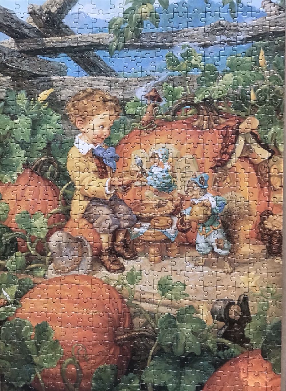 Peter, Peter Pumpkin Eater - Jumbo puzzle collectible [Barcode 8710126009703] - Main Image 2