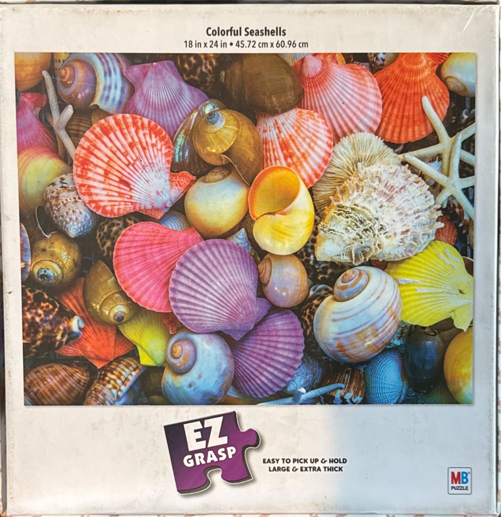 Colorful Seashells 🔴 - Milton Bradley puzzle collectible [Barcode 778988688632] - Main Image 2