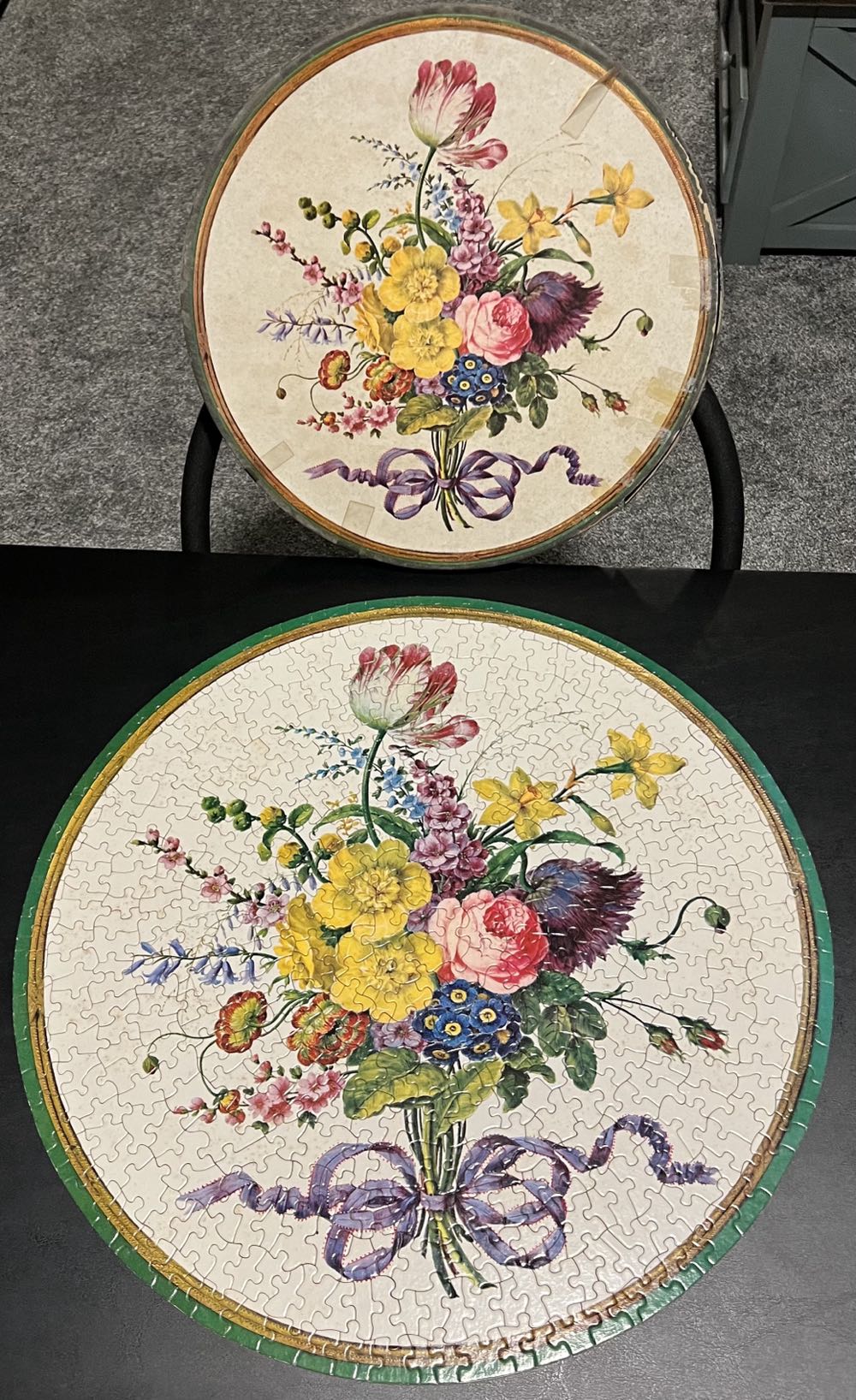 Bouquet of Flowers - 497, 11/5/23-SOLD - Springbok puzzle collectible - Main Image 3