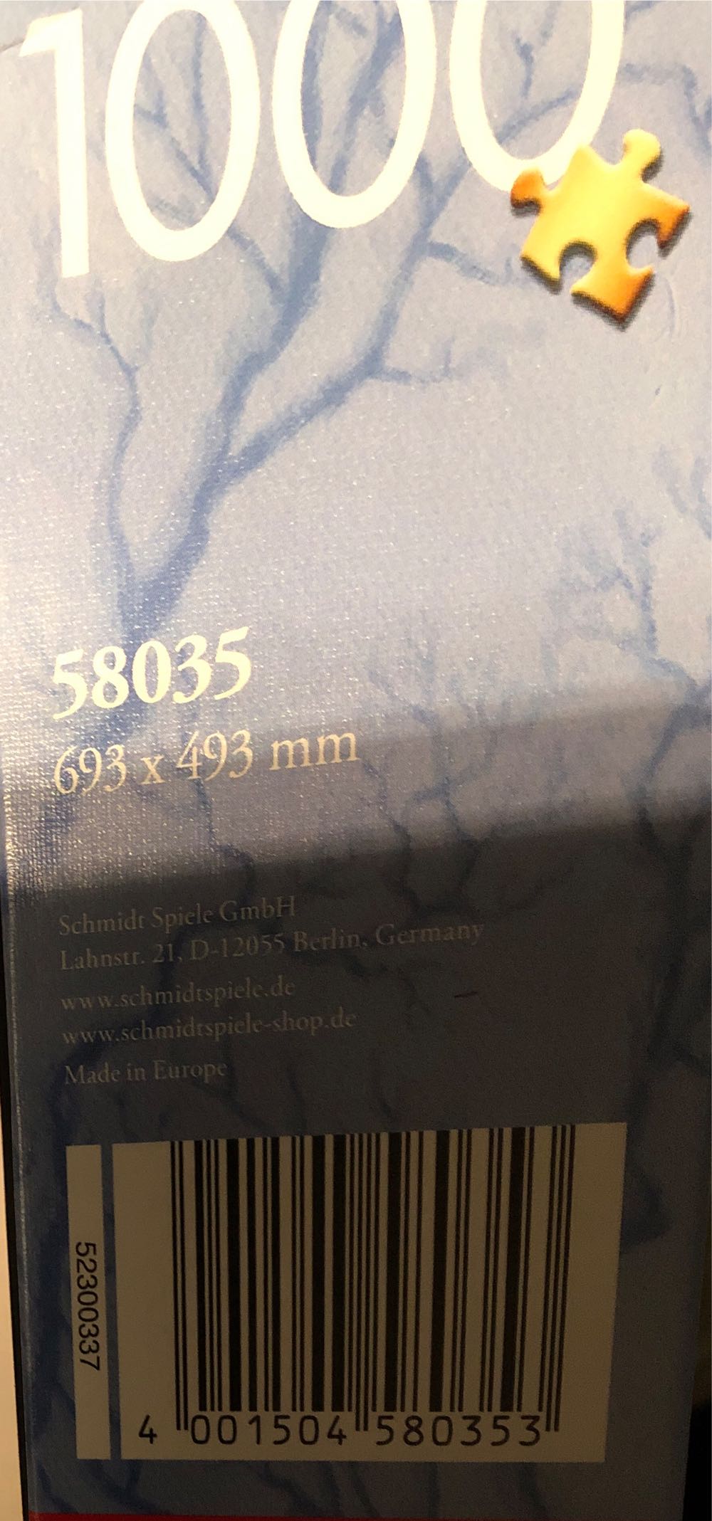 Cinderella Bringing Home the Tree  - Schmidt puzzle collectible [Barcode 4001504580353] - Main Image 2