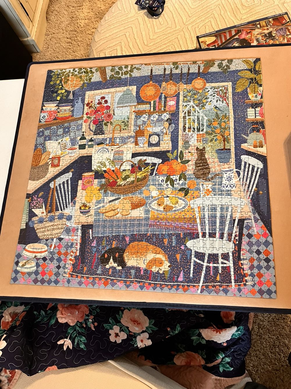 Blue Kitchen - Eeboo puzzle collectible - Main Image 2