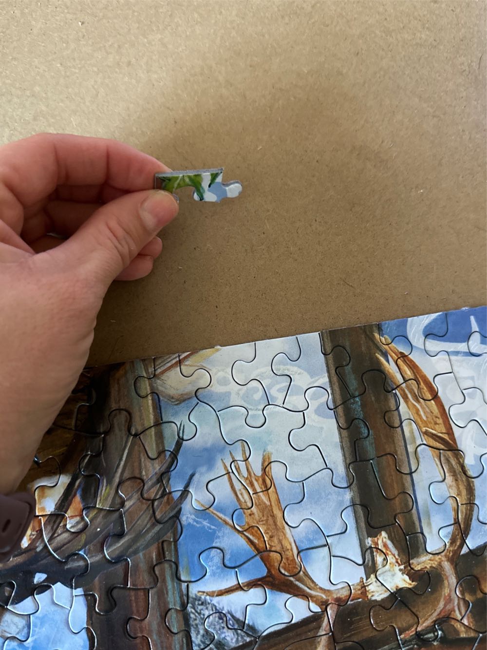 The Hunting Lodge - Springbok puzzle collectible [Barcode 091683016709] - Main Image 4