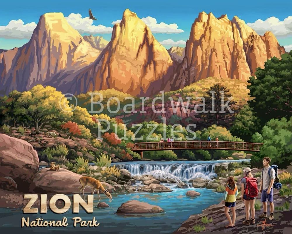 Zion (NIB) NFT ✌️ - Boardwalk puzzle collectible - Main Image 2