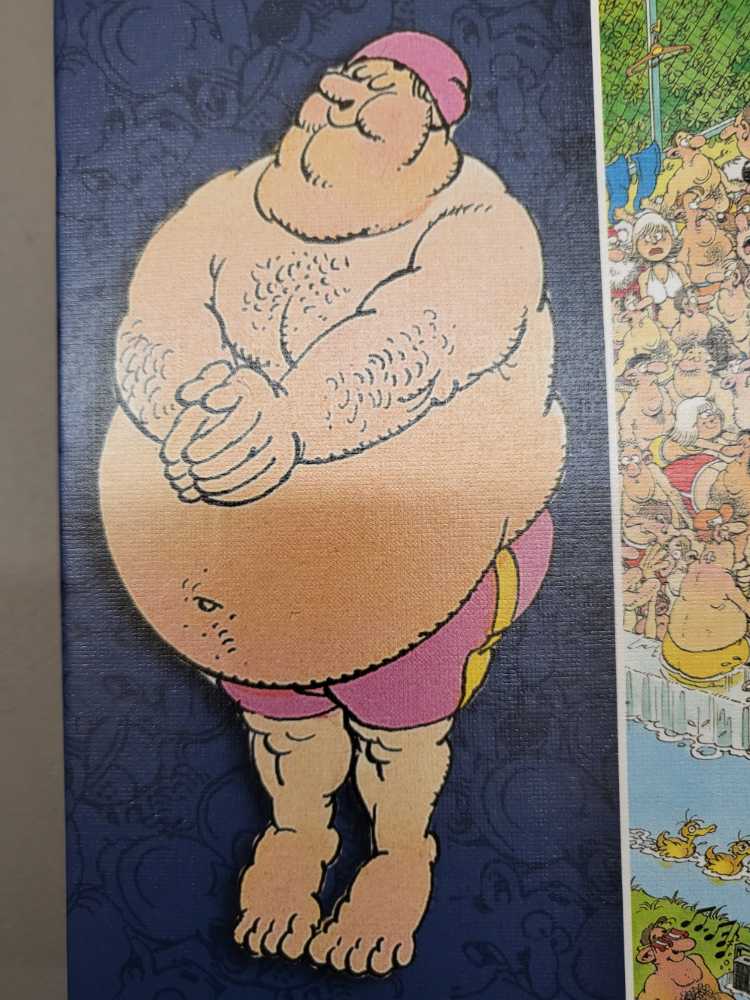 Fun Around The Pool - Jan Van Haasteren puzzle collectible [Barcode 5176420814536] - Main Image 2