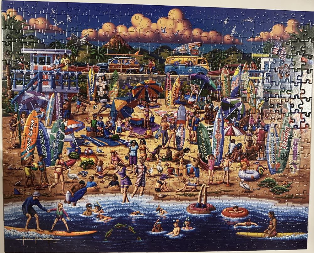 Surfin’ USA - Dowdle puzzle collectible [Barcode 671095005166] - Main Image 2