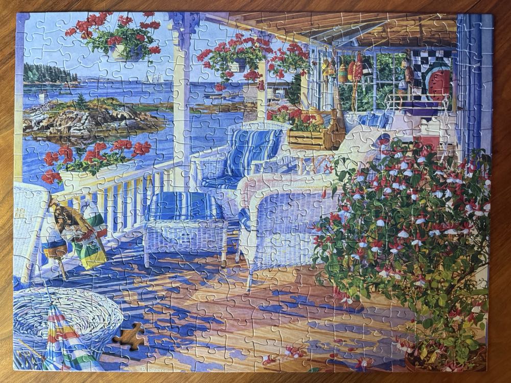 On The Water - White Mountain puzzle collectible [Barcode 724819259694] - Main Image 2