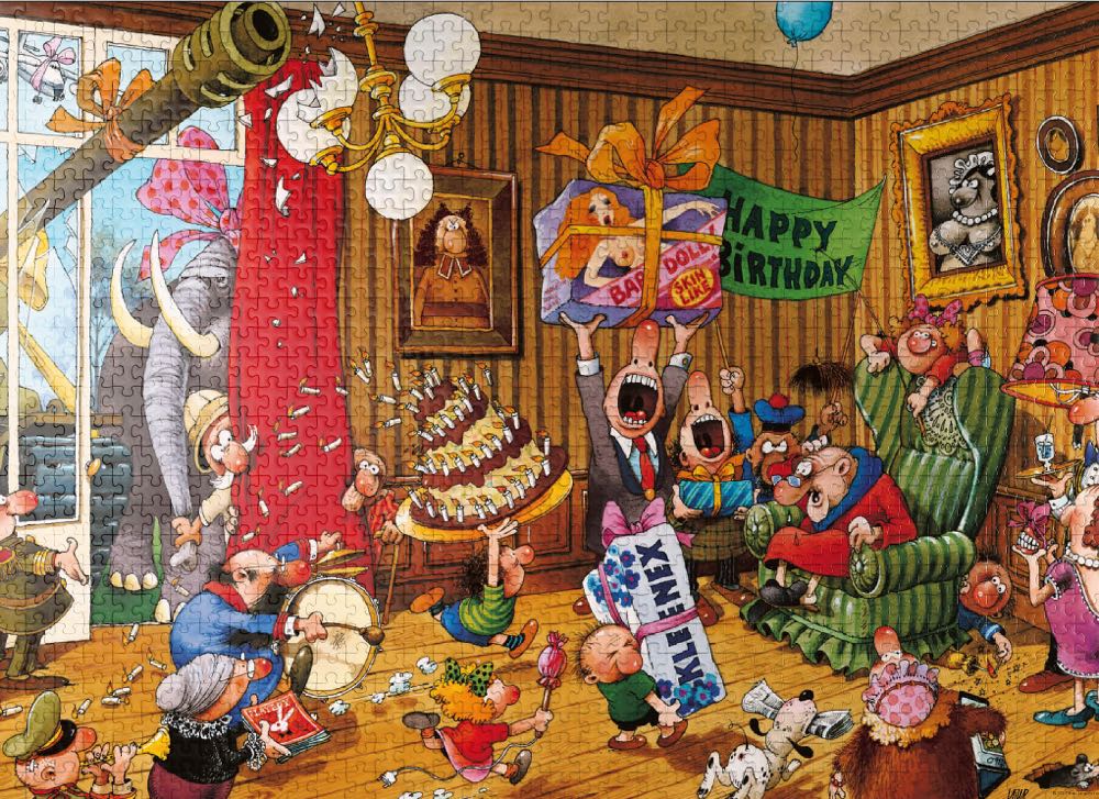 Happy Birthday (Rare) (Ewelina Messenger) - Heye Puzzle puzzle collectible [Barcode 4001689087708] - Main Image 2