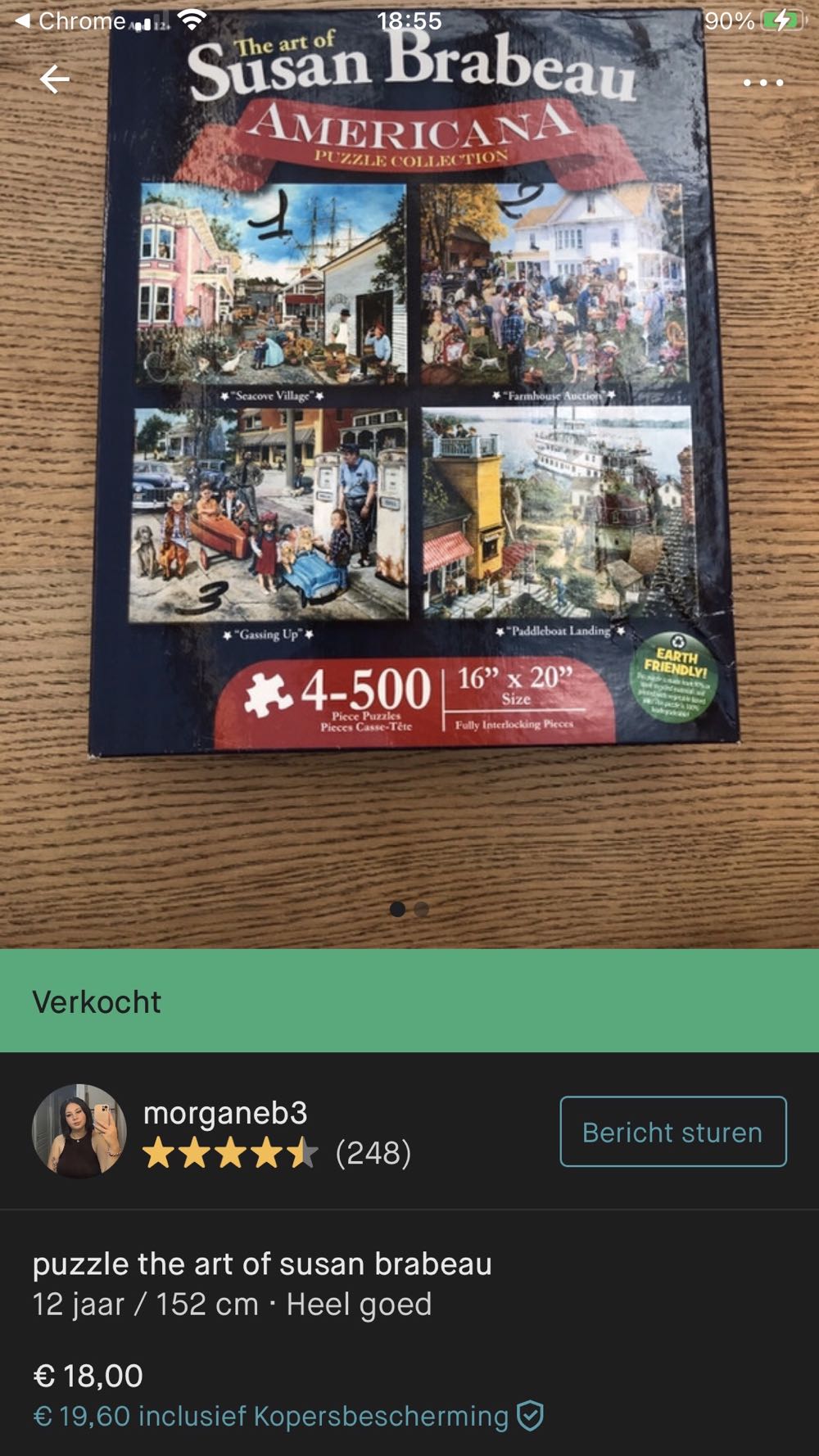 The Art Of Susan Brabeau NNG - Americana Collections puzzle collectible - Main Image 3