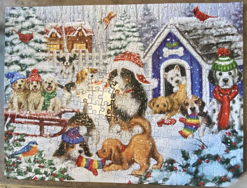 Dog House Fun Karen Davenport Next Shipment VC  - Bits & Pieces puzzle collectible [Barcode 192949069955] - Main Image 2