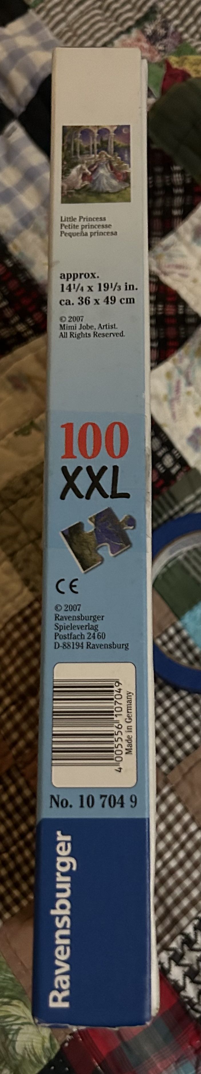 Little Princess - SOLD - Ravensburger puzzle collectible [Barcode 4005556107049] - Main Image 2