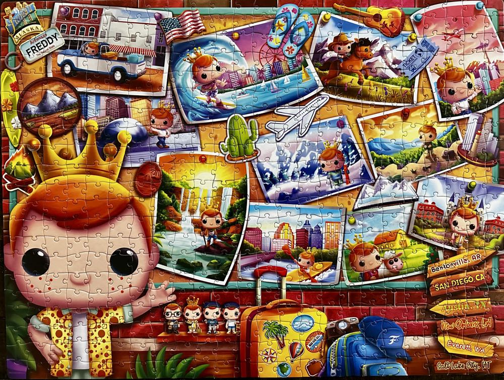 Freddy Funko Road Trip Puzzle - Funko puzzle collectible [Barcode 889698737050] - Main Image 2