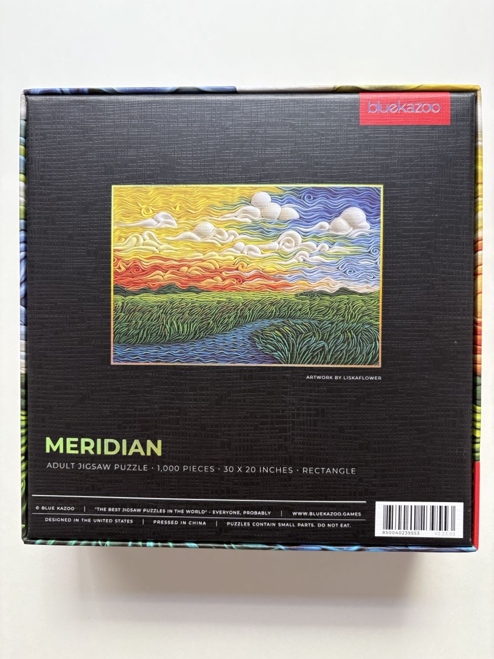 Meridian Colorful Jigsaw Puzzle By Blue Kazoo 1000pc - Bluekazoo puzzle collectible [Barcode 850040239553] - Main Image 3