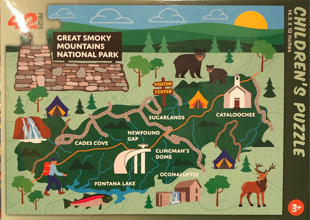 Great Smoky Mountains National Park (Kids Puzzle) - Impact puzzle collectible [Barcode 802285378313] - Main Image 1