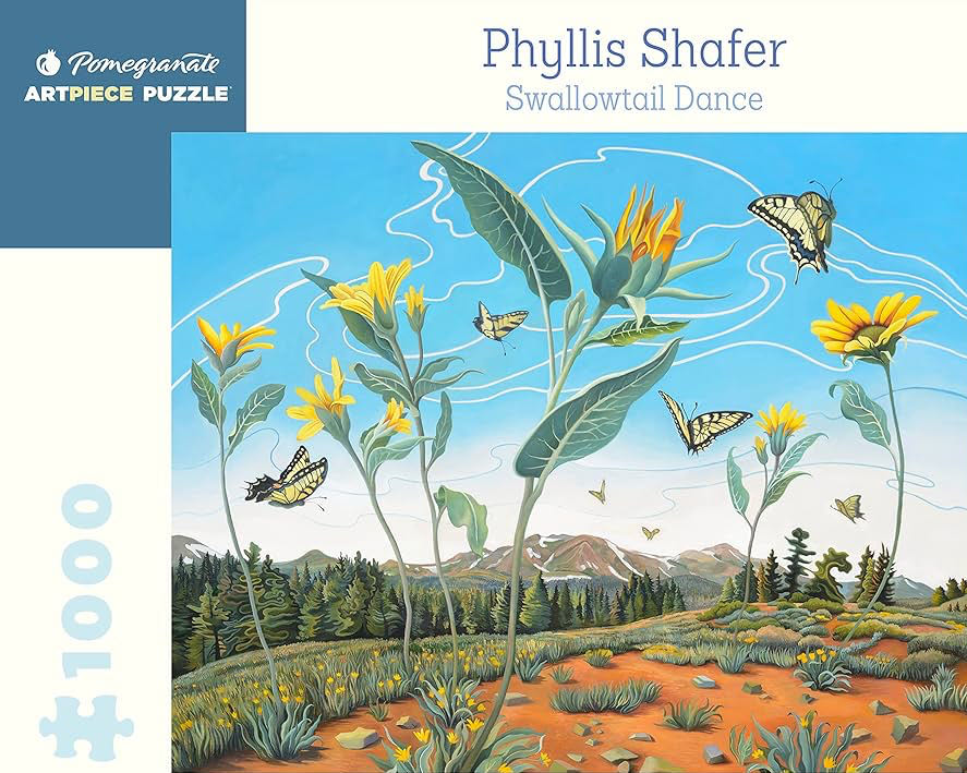 Swallowtail Dance - Pomegranate puzzle collectible [Barcode 9781087508306] - Main Image 2